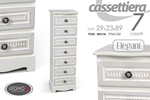Cassettiera cassetti - cassettiera, 7