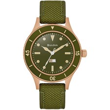 Bulova Uomo Archivio Serie MIL SPEDISCE 150° Anniversario Edizione Speciale Verde
