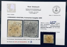 Lombardo Veneto 5 Cent 1850 Difetto Cliché Cornice Sx Rotta Molto Bello