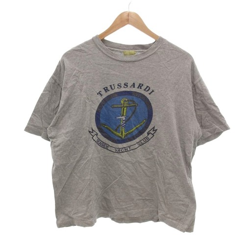 Trussardi shirt gray short - trussardi,