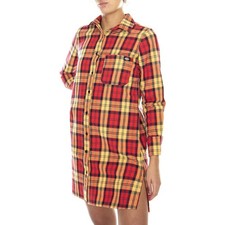New Iberia Shirt Dress - Fiery