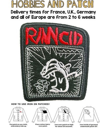 Patch rancid gruppo - gruppo, musicale