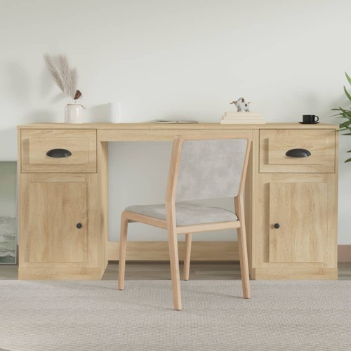 Desk with cabinet - desk, cabinet,