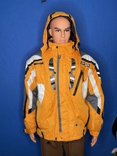 Spyder Giacca Sci Uomo Grande Giallo Grigio X-Statica Isolata Cappotto Snowboard
