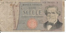 ITALIA 1.000 LIRE 10/05/1979