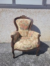 Antica Poltrona In Noce Stile