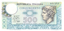 Italia Italy 500 Lire 1979 P94