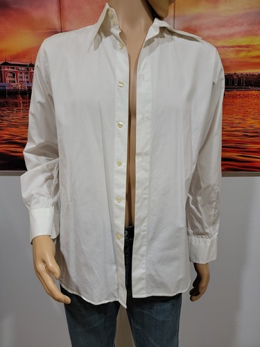 Camicia bianca uomo vintage