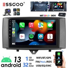 Autoradio DAB+ CarPlay 32G Android 13 NAVI WIFI KAM per Smart Fortwo 451 2010-15