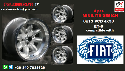 Cerchi lega minilite 13 - cerchi, in