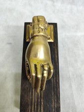 Battiporta Vittoriano in ottone massiccio del XIX Sec.