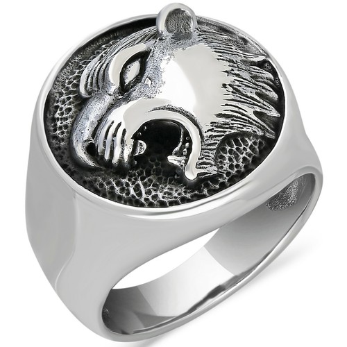 Anello uomo argento - da, in