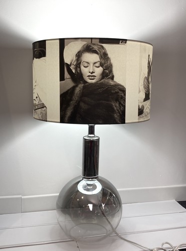 Lampada tavolo fumè con - fumè,