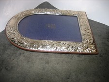 Cornice Portafoto in Argento con Retro in Legno – Formato 17,5  x 13,5 cm