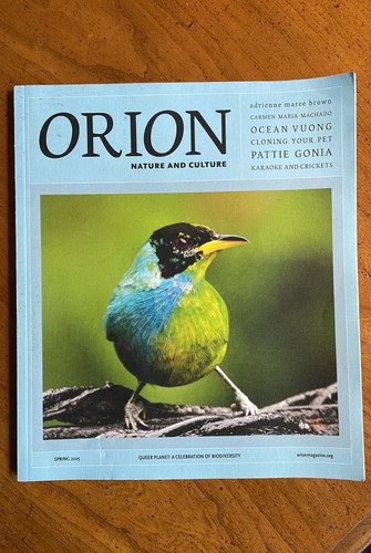 Orion magazine nature - magazine, and