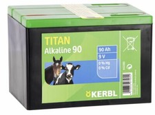 Batteria a secco 9V 90Ah alcalina x Recinto Recinzione Elettrica Pascolo Animali