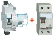 BTICINO F80SG STOP E GO + DIFFERENZIALE PURO GC723AC25 RESTART IN CASO DI GUASTO