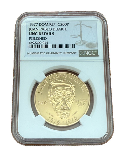 Repubblica dominicana 1977 oro - dominicana,