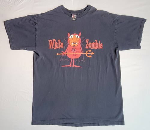 Shirt zombie bianca - zombie, vintage