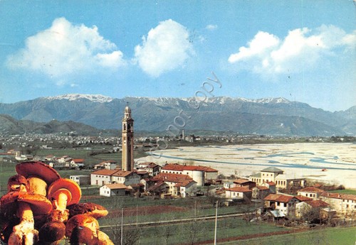 Cartolina ciano del - del, montello