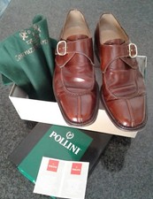SCARPE UOMO IN PELLE/CUOIO VINTAGE POLLINI, n.43