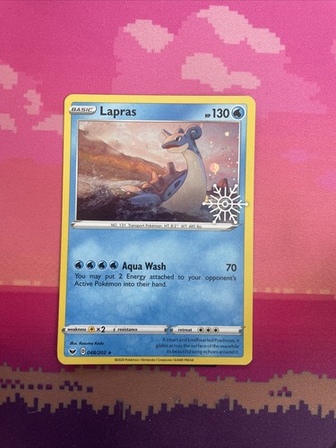 Pokemon card lapras - lapras, advent