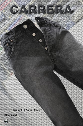 Jeans carrera nero effetto - jeans,