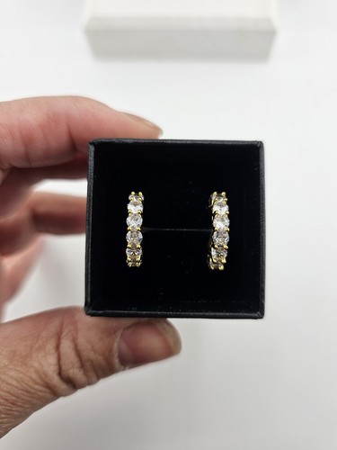 Orecchini placcati oro - 925, con