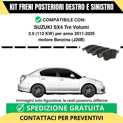 Pastiglie freno posteriori - freno,