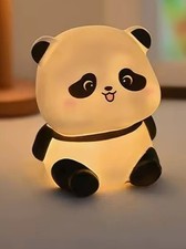 Lampada Notturna PANDA LED Luce da Comodino Kawaii Bambini Regalo