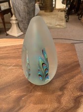 Fermacarte vintage in vetro