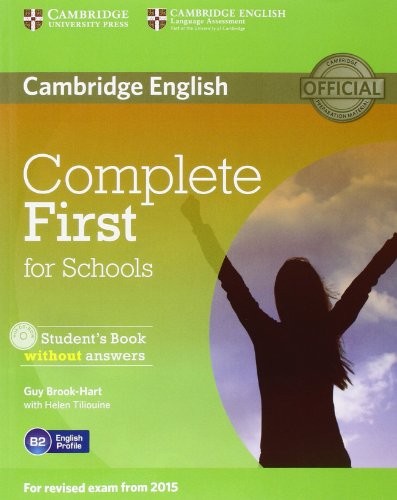 Complete first for schools - for,