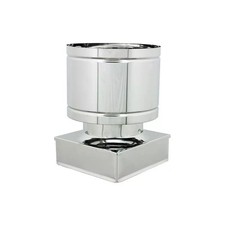 Fumaiolo a botte 4 venti inox
