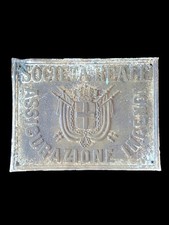 Antica Insegna - Società Reale Assicurazione Incendi - Italia - XX Secolo