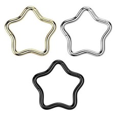 Piercing setto stella elica