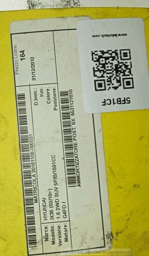Ammortizzatore post kia - ammortizzatore,