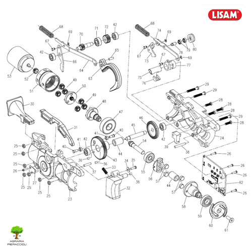 Lisam legatrice elettrica lg25 - lisam,