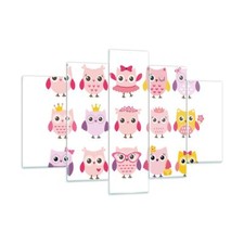 Quadro su Vetro 150x100cm Gufo