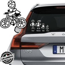 Bimbo Bicicletta Vetro Auto