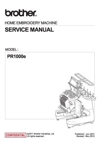 Manuale servizio macchina - di,