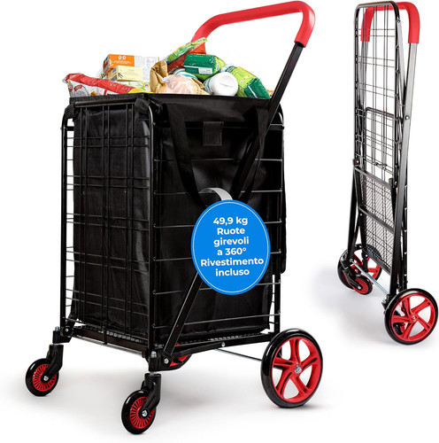 Carrello spesa pieghevole - carrello,