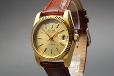 [N MINT] Orologio da uomo Bulova Super Seville automatico oro giorno-data...