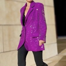 Giacca blazer Zara viola