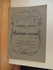 CANTICUM NOVUM - CANTI RELIGIOSI SPARTITO MUSICALE - UMBERTO GRASSI FIRENZE