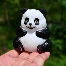 Panda di giada bianca naturale