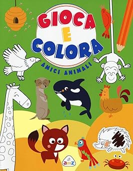 Amici animali gioca - gioca, colora