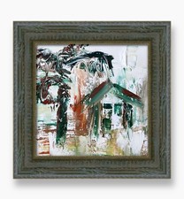 Quadro Hawaii Palm Dream Cottage • Boho Tropical Art • Decorazione Casa Spiaggia