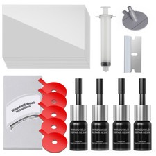 Kit Riparazione Vetro Parabrezza Casso Set Completo Auto Liquido