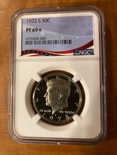 1972 S Kennedy mezzo dollaro