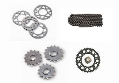 Kit catena corona pignone - pignone, per